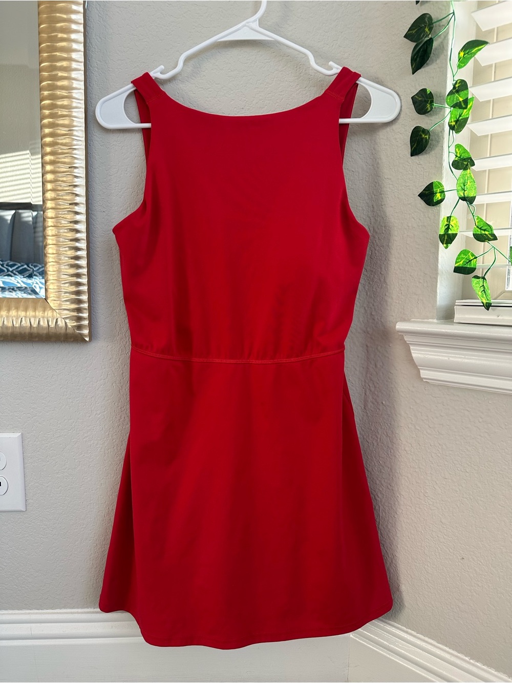 all in motion Red Sleeveless A-Line Mini Dress
